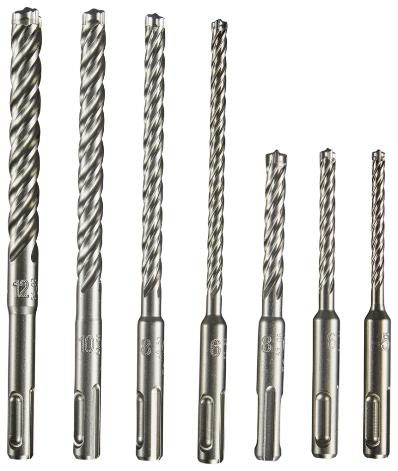 Makita Accessories E-14928 P4S: Set burghie pentru beton SDS-Plus, 7 piese