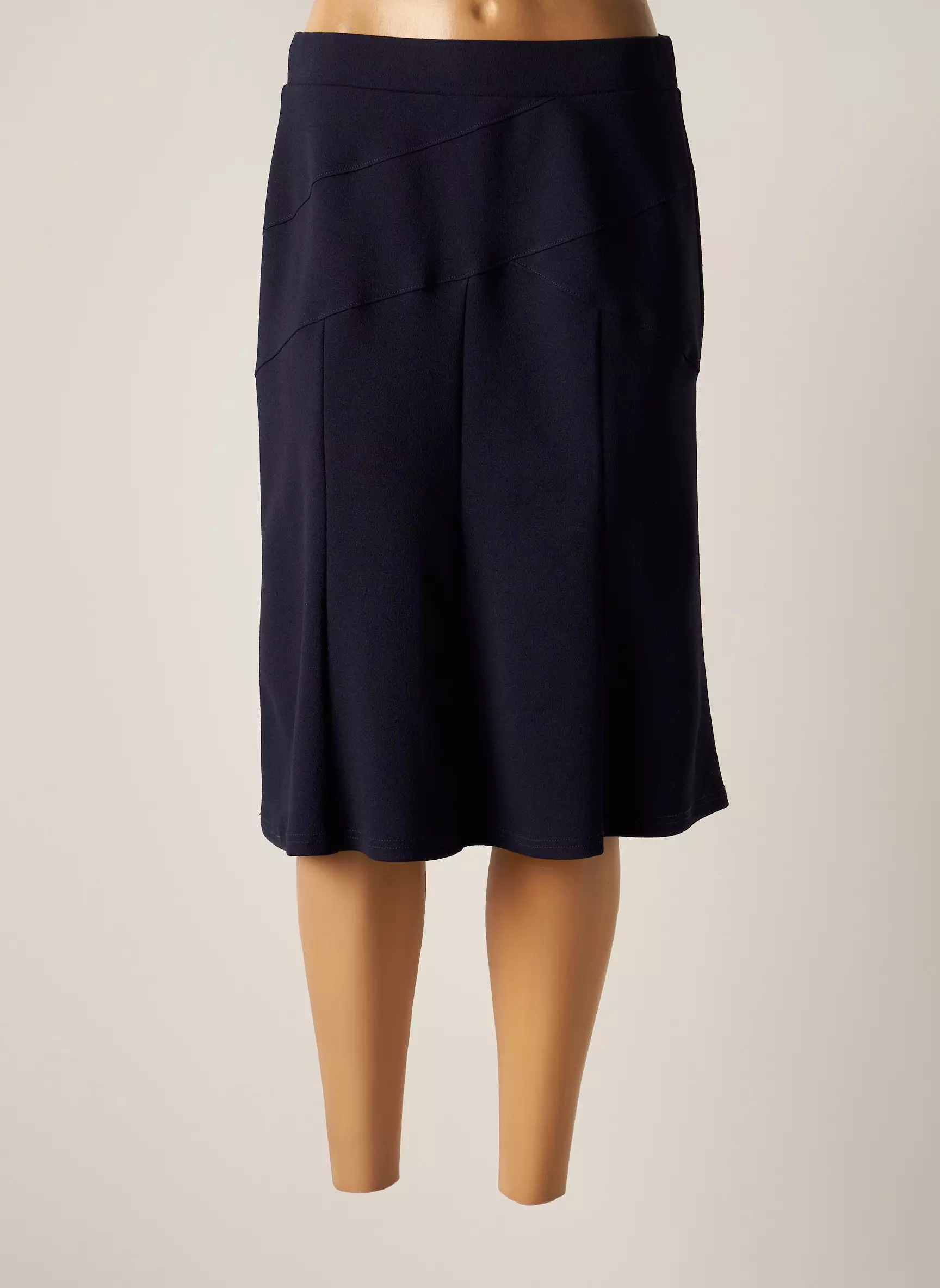 France Rivoire Jupes Mi Longues Femme couleur bleu
