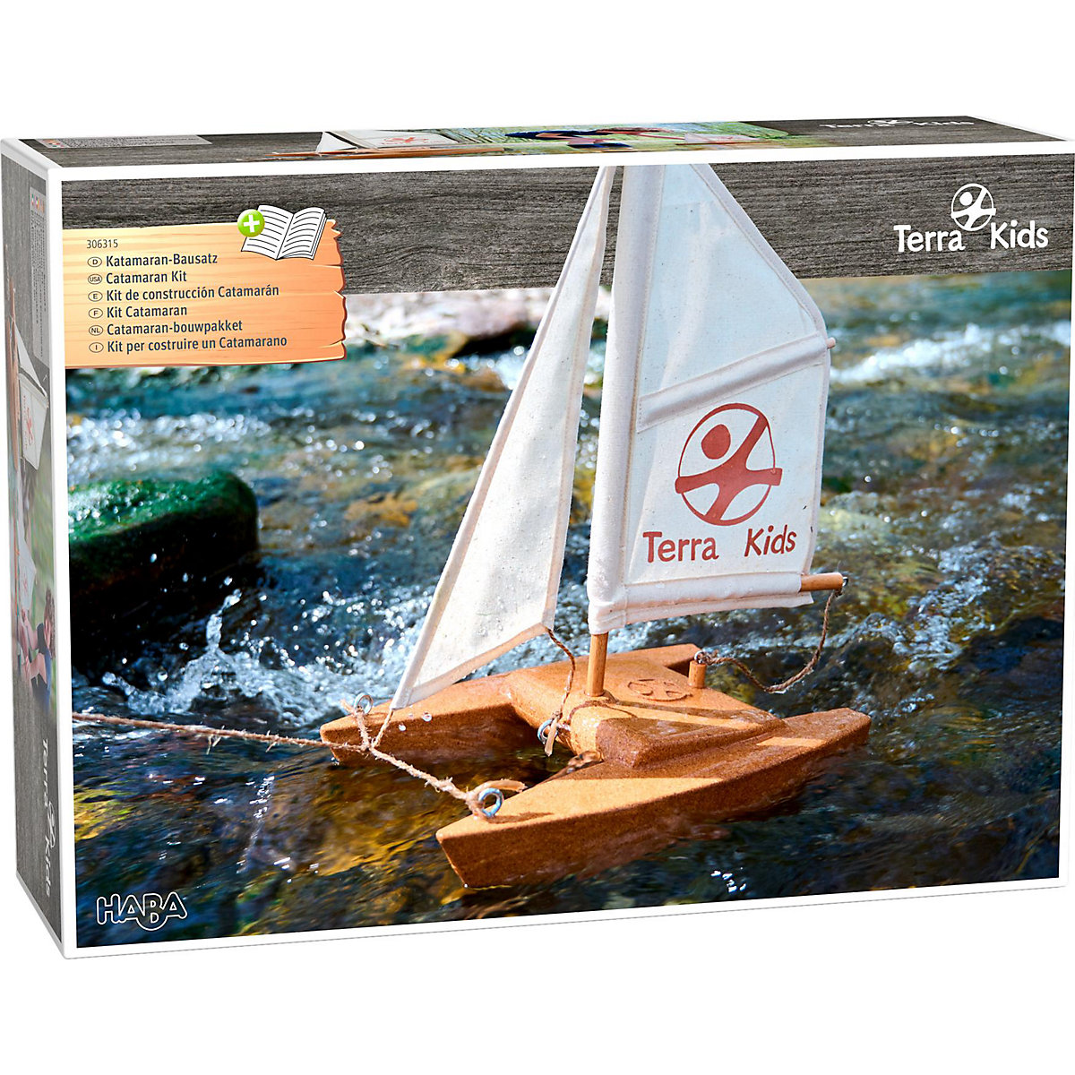 HABA 306315 Terra Kids Katamaran-Bausatz
