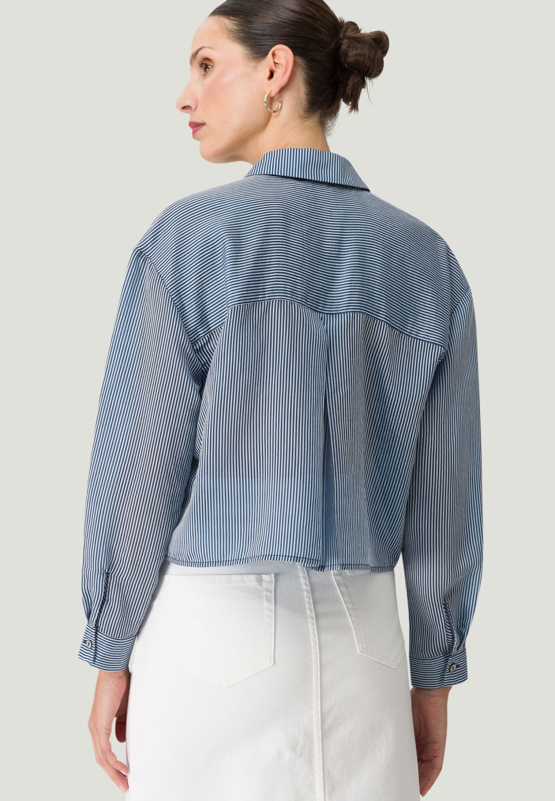Bluse mit Brusttaschen