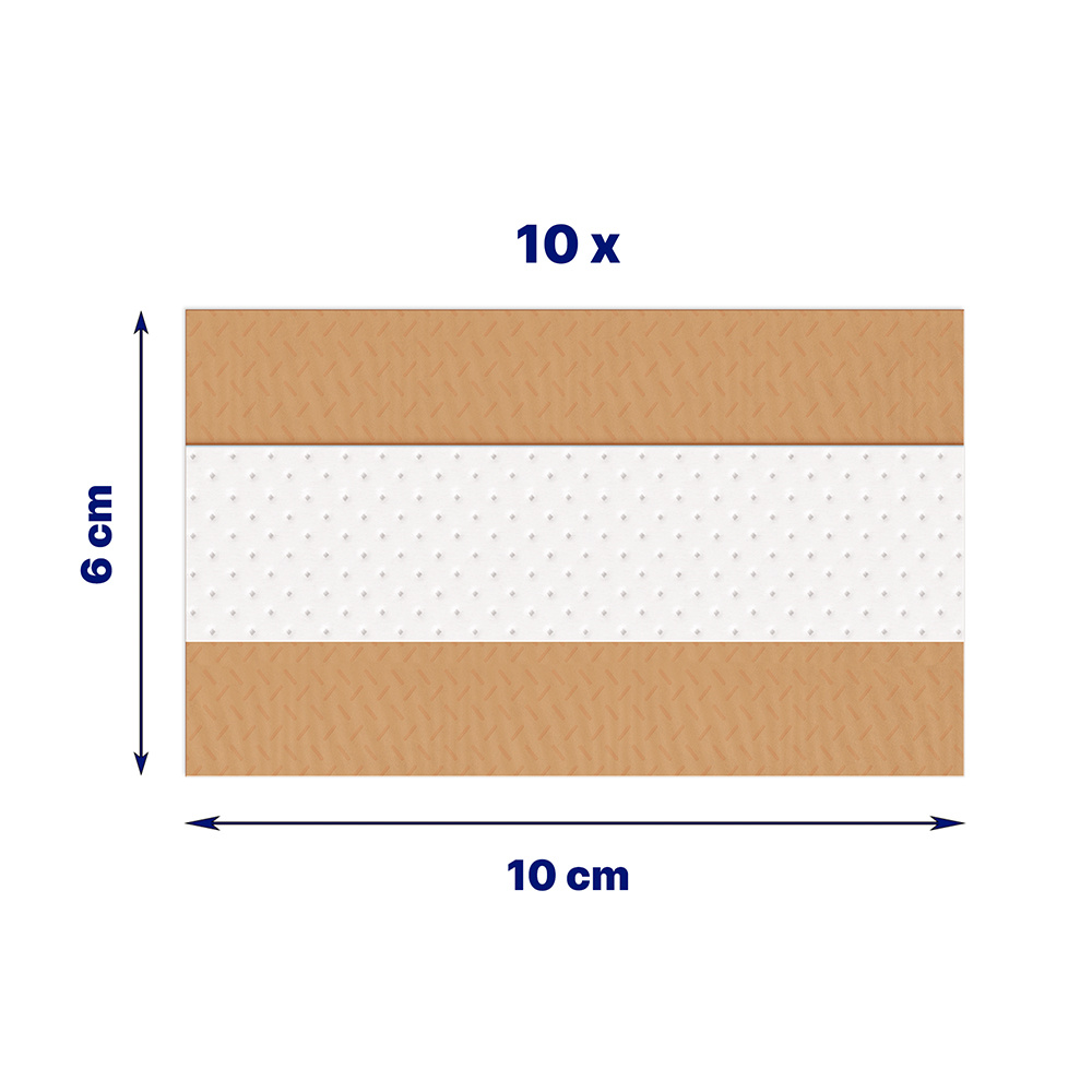 elastoplast Elastoplast Pansements Universel 10 bandes à découper 10 x 6 cm Pansements