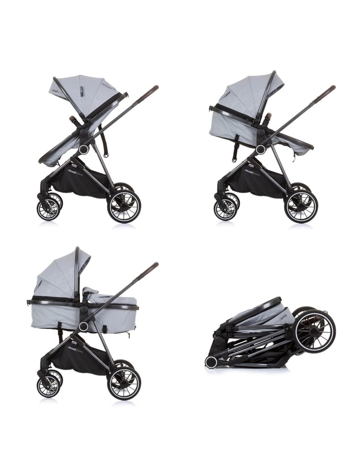 Chipolino Kinderwagen Aura 2 in 1 in grau günstig kaufen onesize