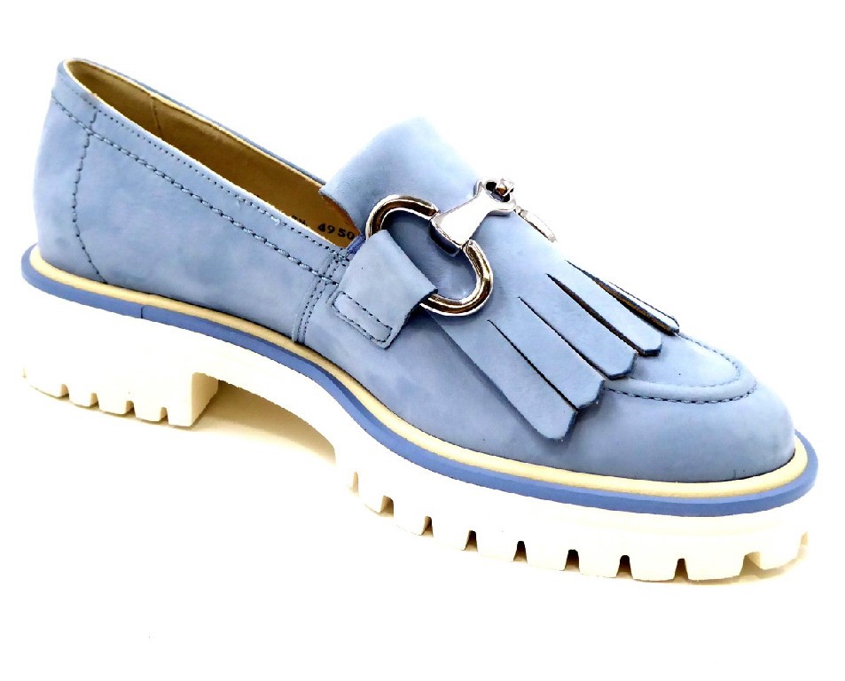 PAUL GREEN Sportliche Slipper blau