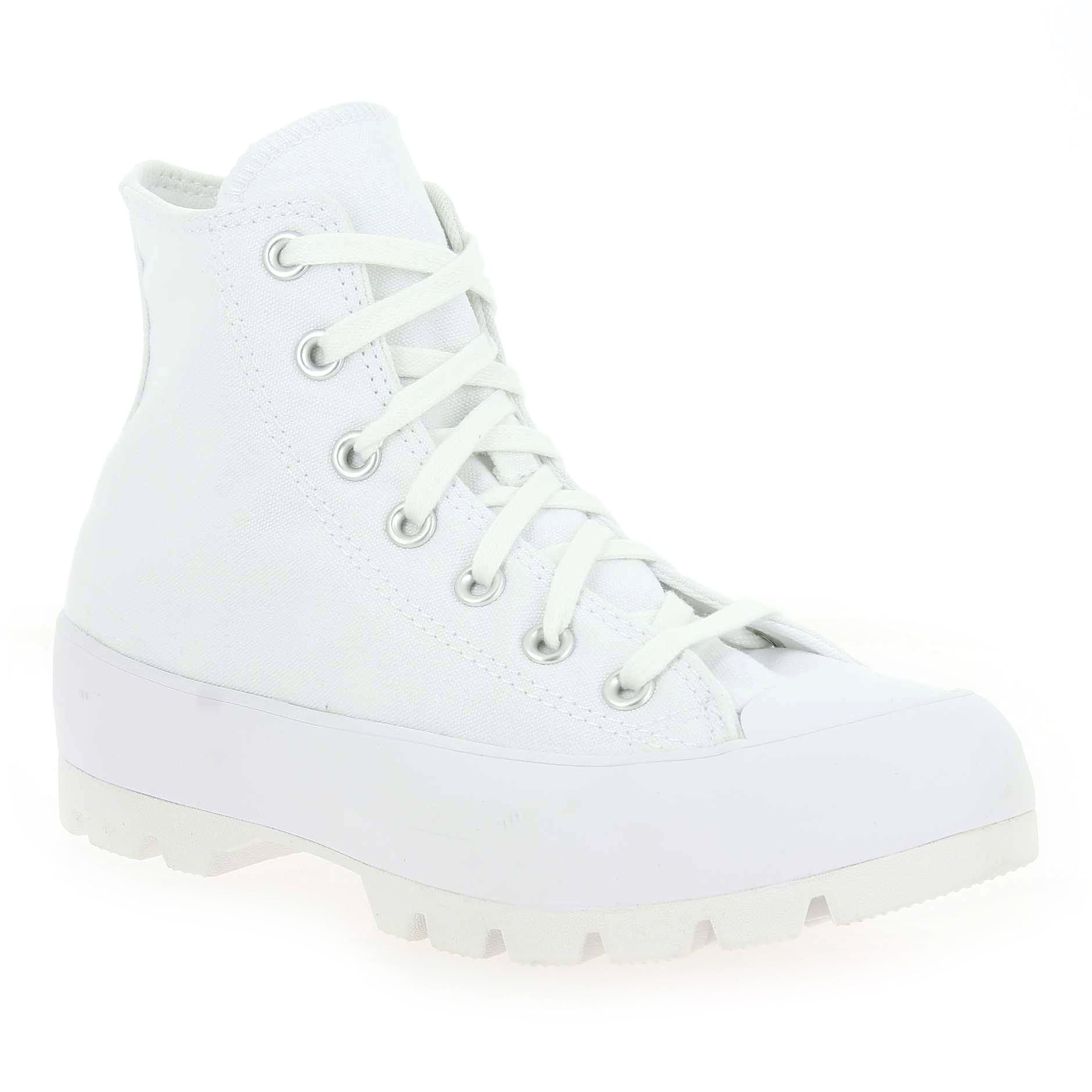 Converse  CHUCK TAYLOR ALL STAR LUGGED HI - Blanc