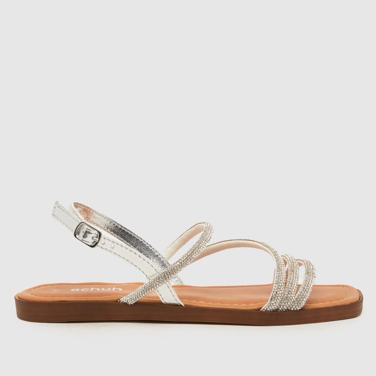Schuh Tiffany sandaler i silverfärg