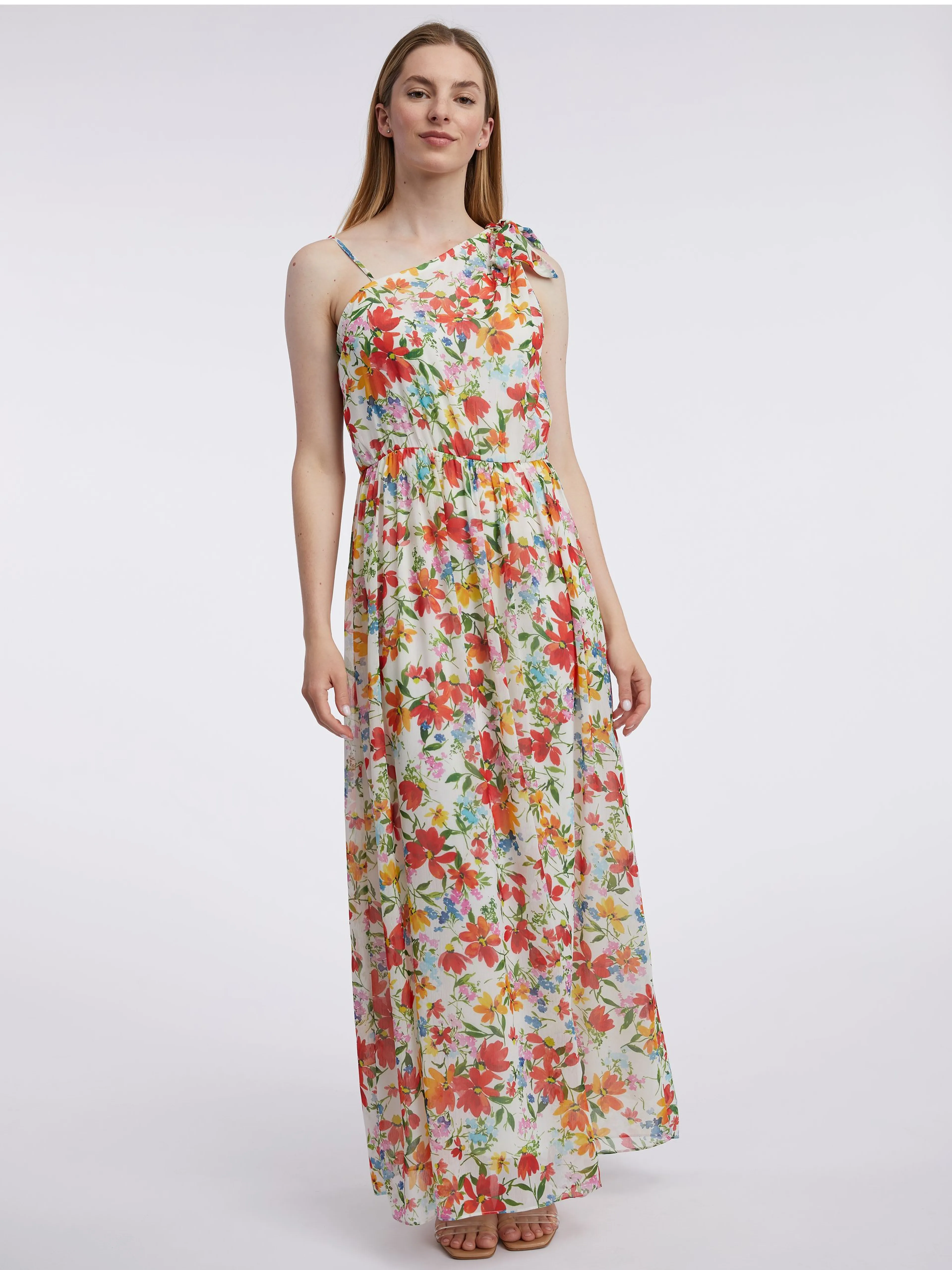 Cremefarbenes Damen Maxikleid ORSAY