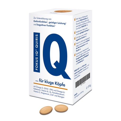 FOKUS IQ QUIRIS Weichkapseln  120 St  Weichkapseln
