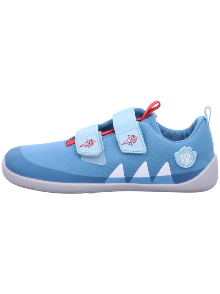 Affenzahn Mädchen Halbschuhe Halbschuh Baumwolle Lucky Hai in Blau günstig kaufen 31