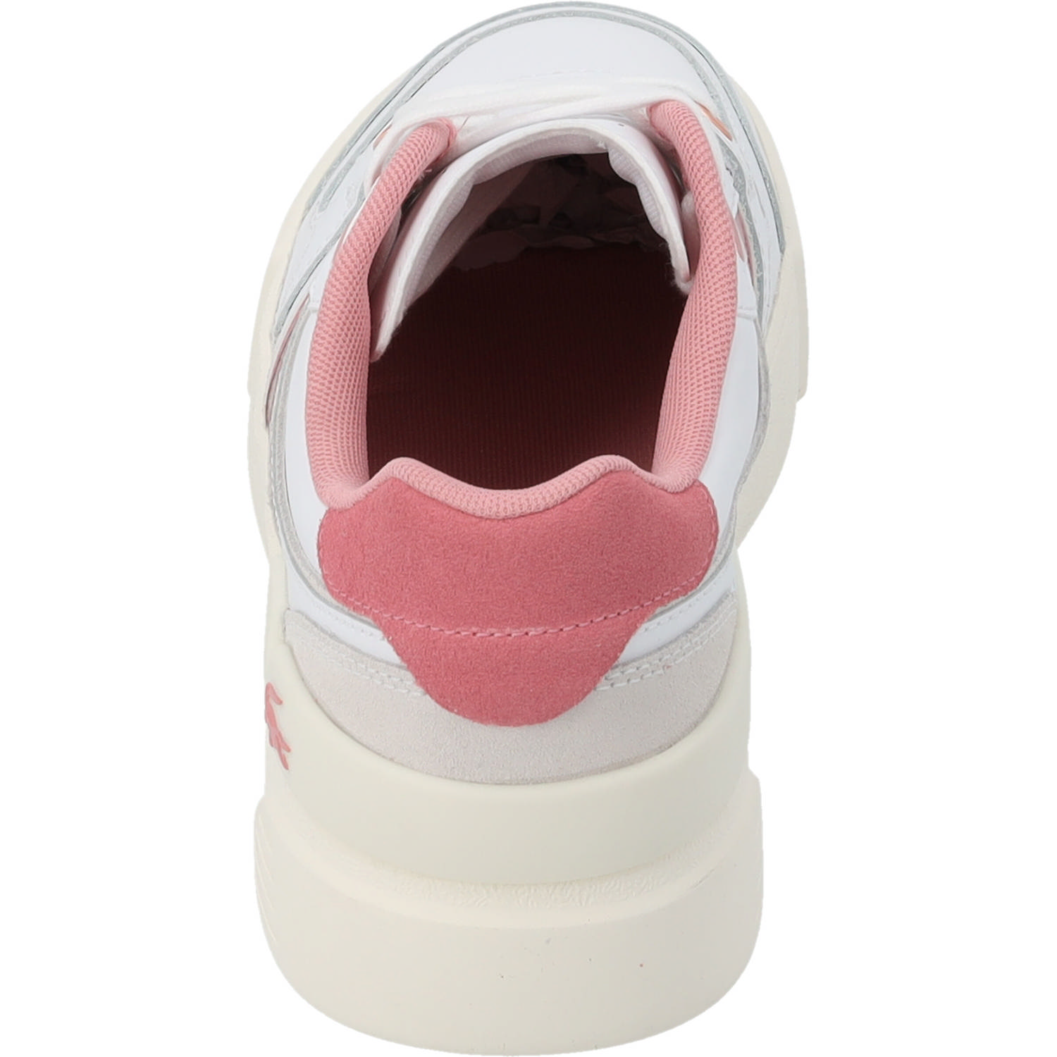 Lacoste L002 Evo 47SFA0050, Schnürschuhe, Damen, weiß / light pink