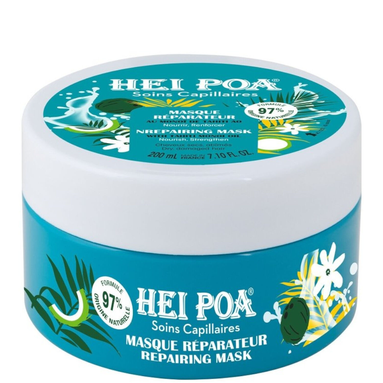 Hei Poa Masque Réparateur Monoï de Tahiti