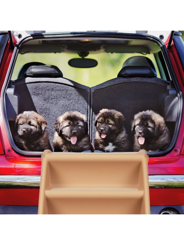 relaxdays Hundetreppe in Beige - (B)39 x (H)49 x (T)61 cm günstig kaufen onesize