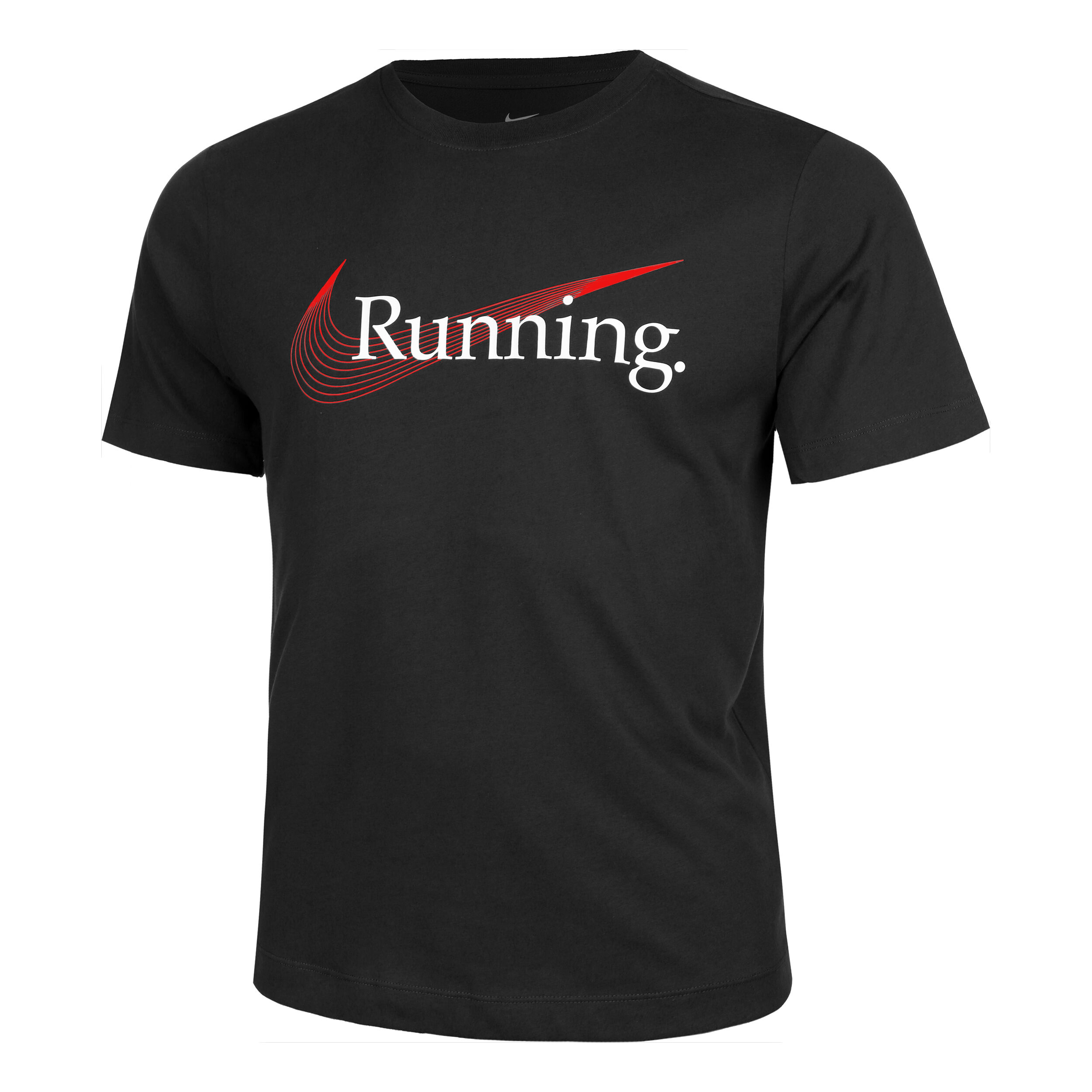 Dri-Fit Heritage Laufshirt Herren - Schwarz