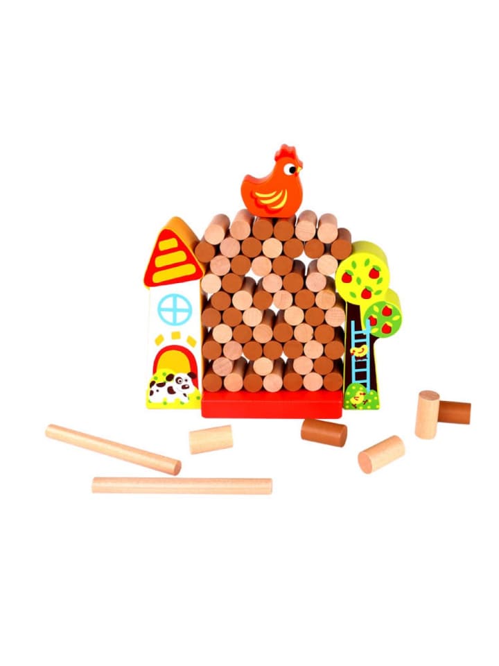 Tooky Toy Holz-Lernspiel Farm TKC572 in bunt günstig kaufen onesize