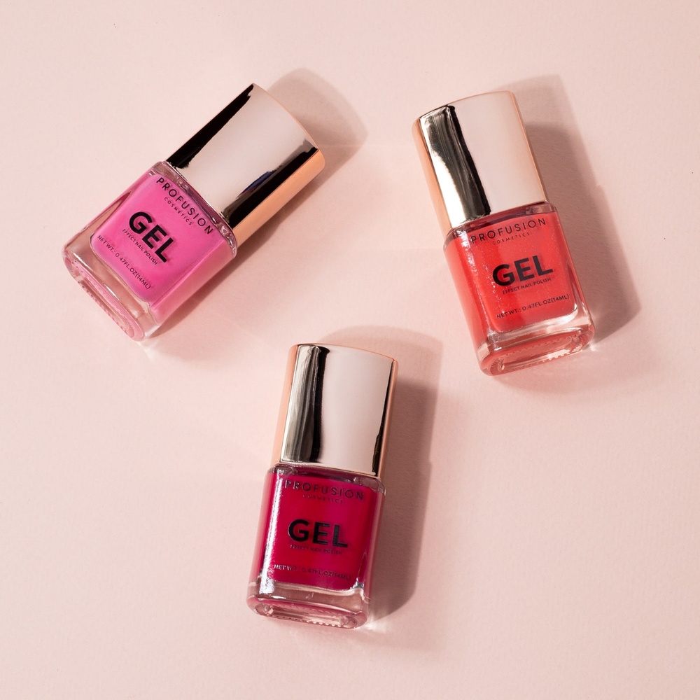 Profusion Cosmetics Set 3 vernis effet gel  - Go-to Brights Vernis à Ongles
