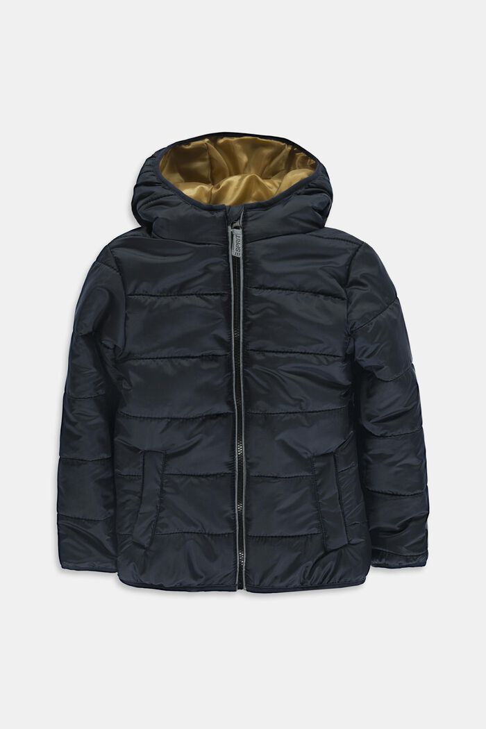 Wattierte Steppjacke mit Kapuze