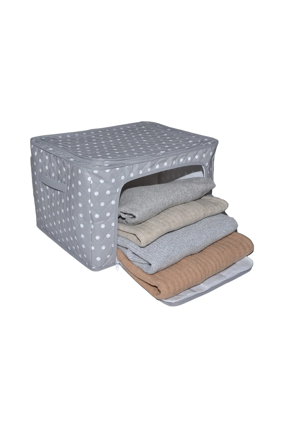 Seryat  3-teiliges Fenster-Organizer-Set mit gepunktetem Stahlrahmen, mittelgroße Aufbewahrungstasche, Draht-Aufbewahrungstasche, 40 x 50 x 30 cm, Pullover-Tasche