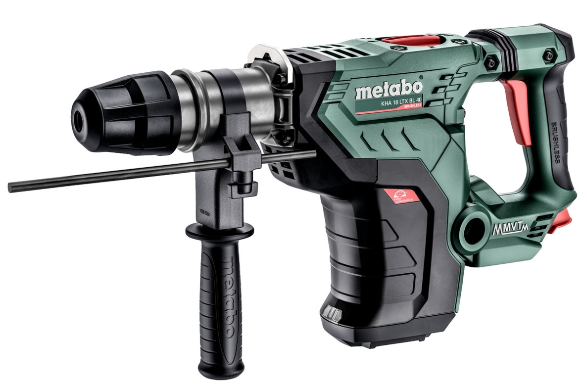Martelo combinado sem fio Metabo 600752840 KHA 18 LTX BL 40 SDS-max 8,6 J 18 V (baterias e carregador não incluídos) 600752840