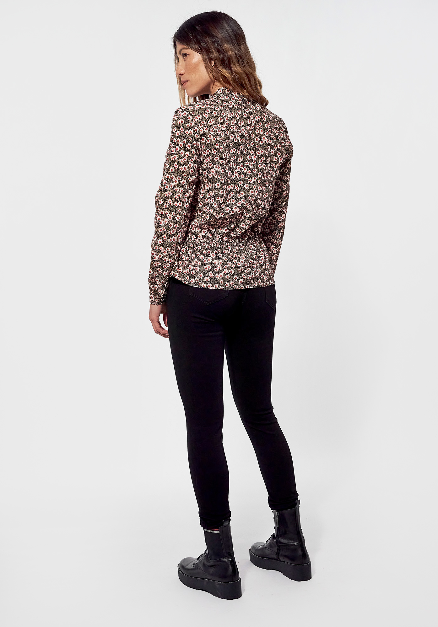 VEEP   Blouse régular Femme avec imprimé fleuri