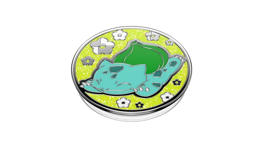 PopGrip - ausziehbarer Handy-Griff Handyhalter - Pokémon Enamel Bulbasaur