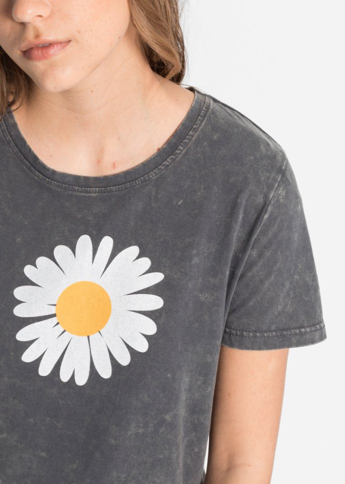 Acid-wash Shirt bedruckt