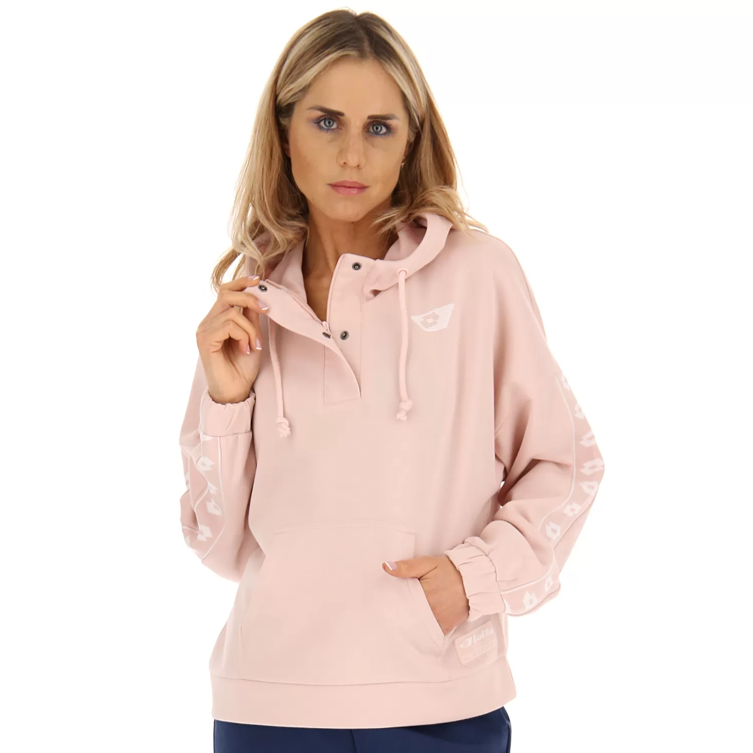 Mikina Athletica Due W VI Sweat HD Peach Whip
