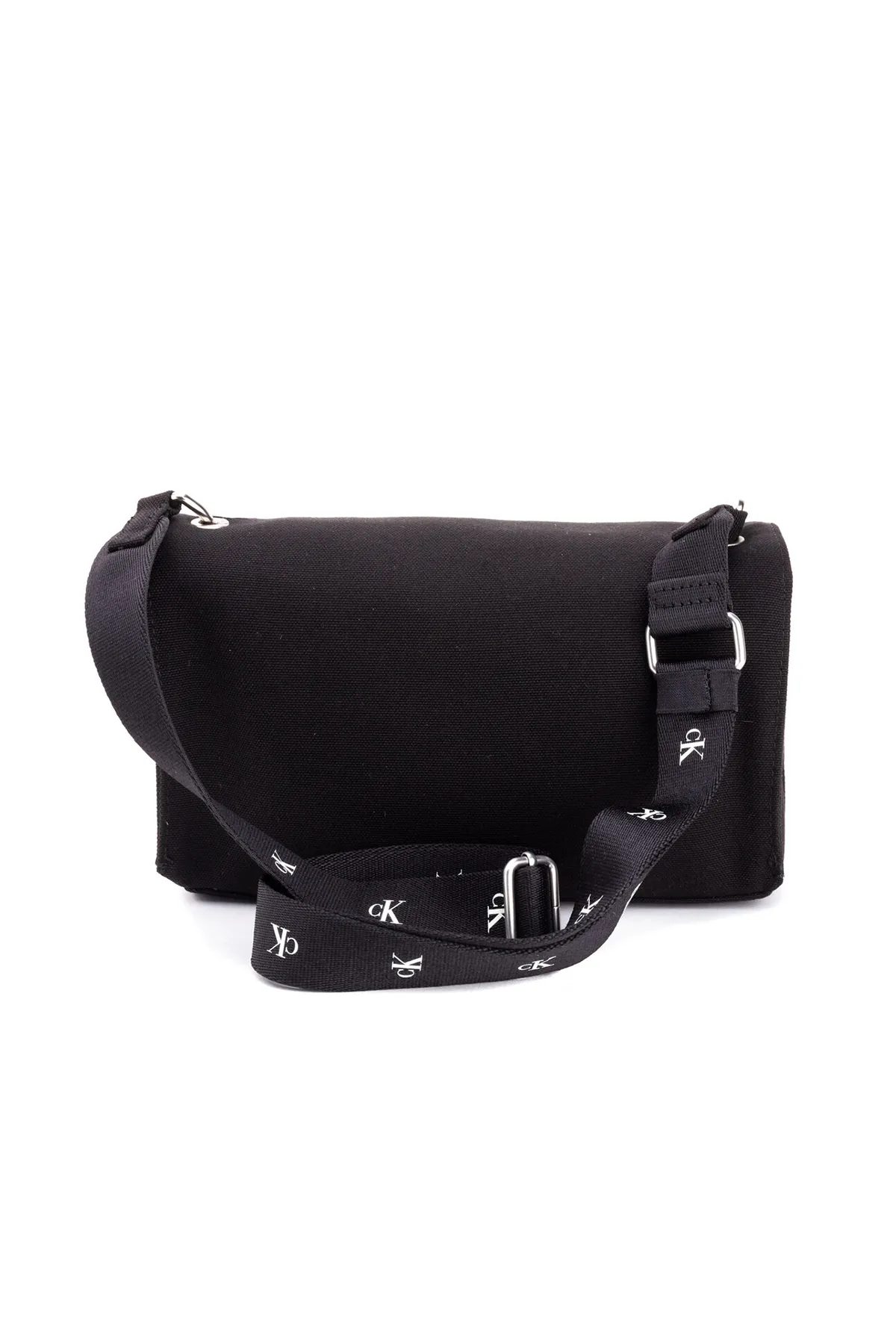 Calvin Klein  Schwarze Damen-Umhängetasche mit Schnappverschluss K60k6106970gm