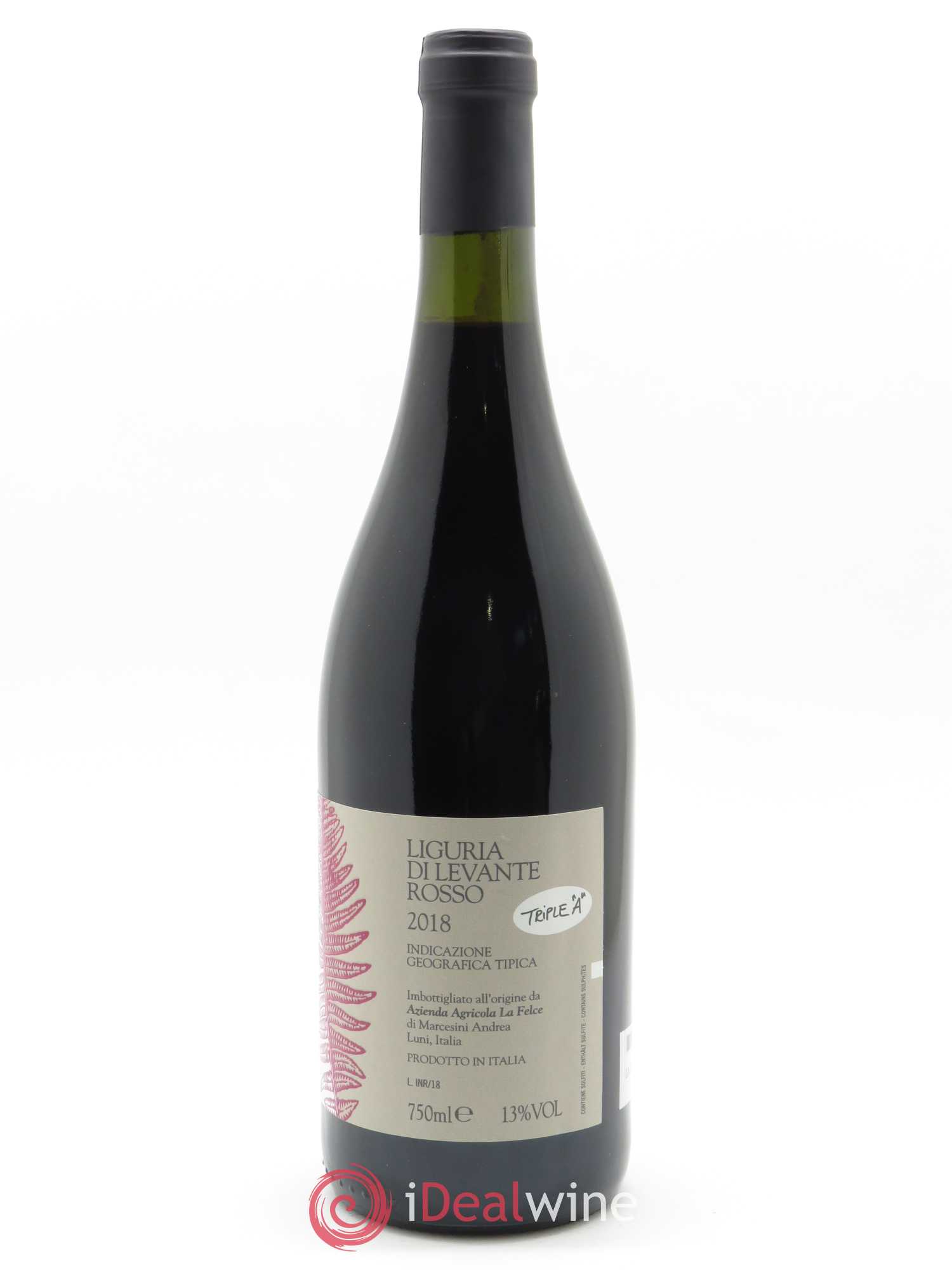 Liguria di Levante IGT In Origine La Felce  2018 - Lot de 1 Bouteille