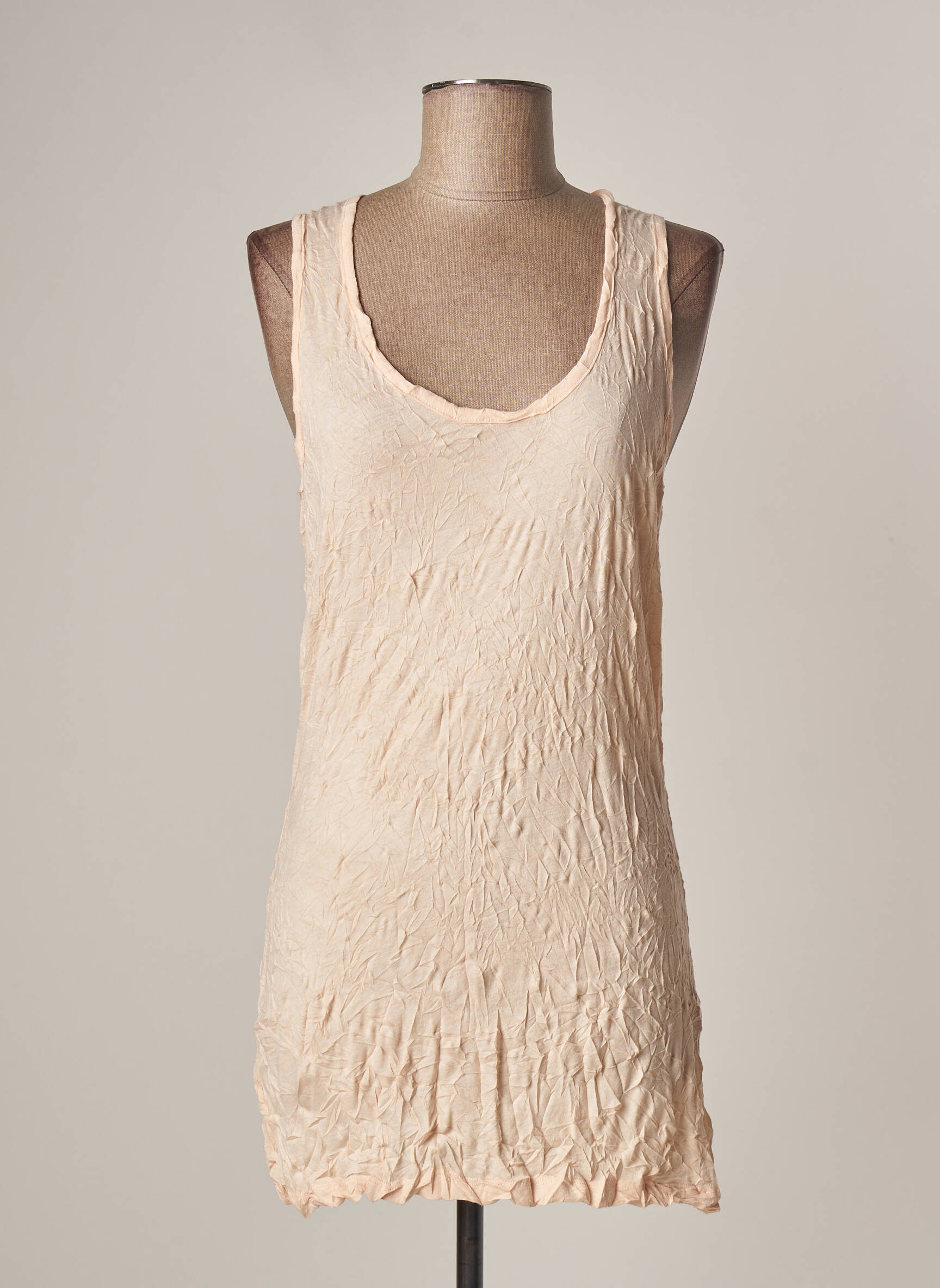 Lauren Vidal Tuniquesansmanche Femme couleur rose