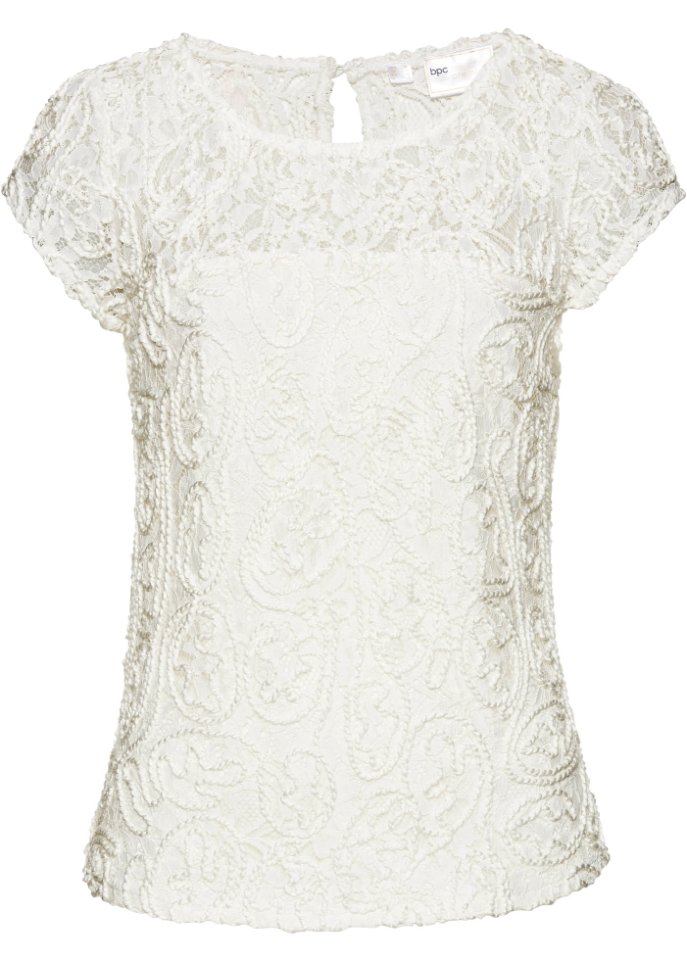 Blusenshirt aus Kordel-Spitze