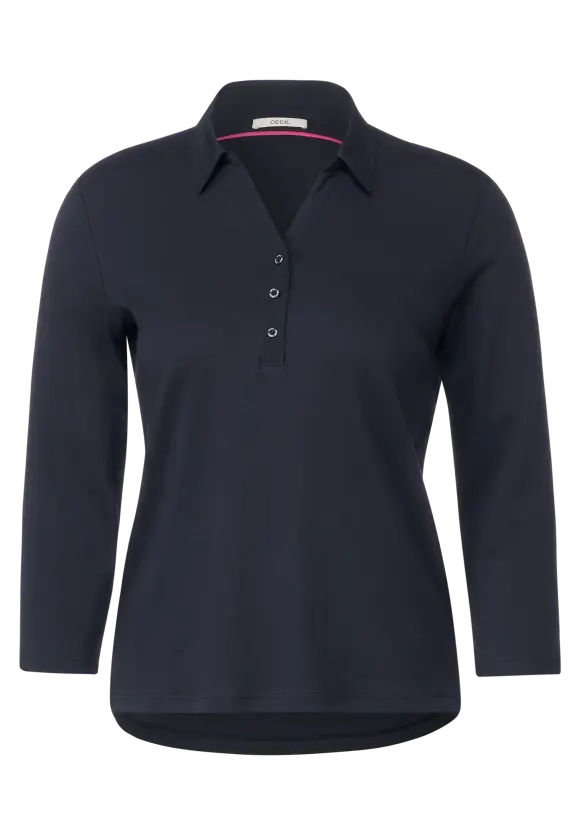 CECIL Shirt mit Polokragen