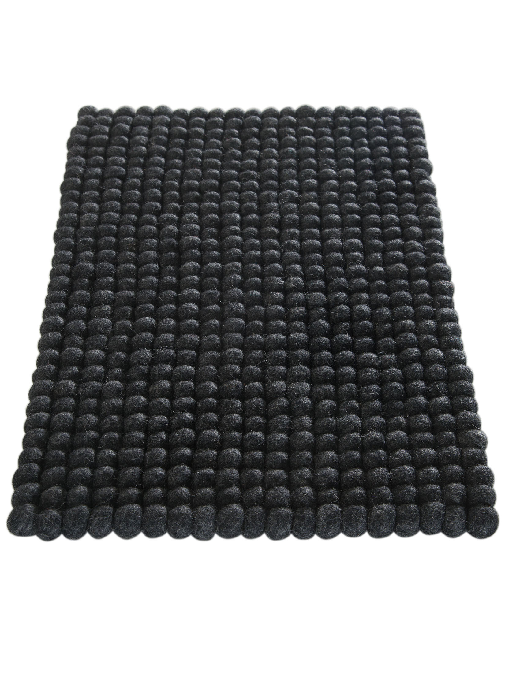 Smedby Filzkugel-Teppich, Black