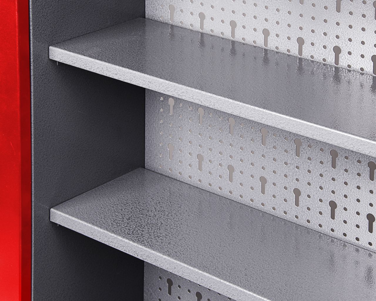 Ondis24 Werkstatt Set Werner 120 cm 1 Schrank LED rot