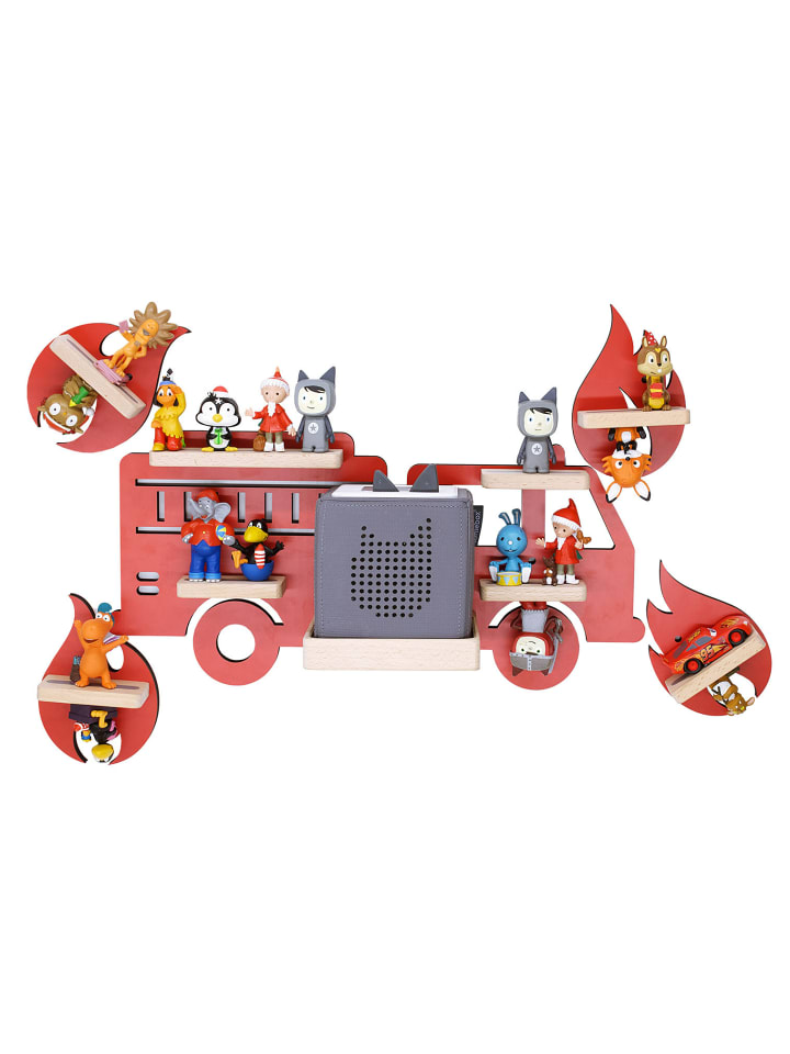 BOARTI Regal Feuerwehr Kinder Toniebox Tonies Figuren in Rot günstig kaufen onesize