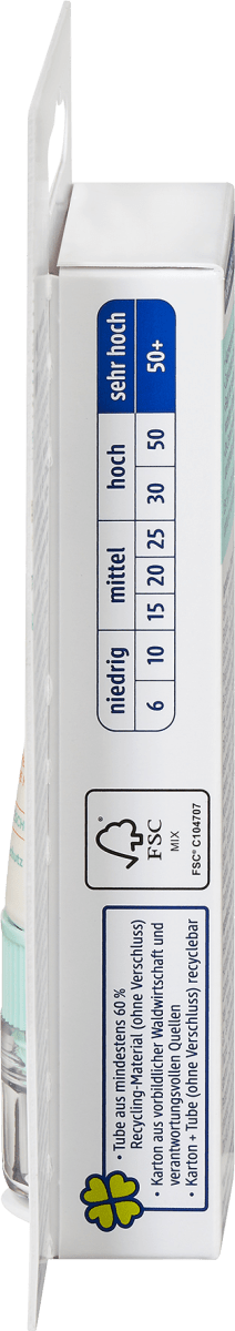 Sonnenschutz Kombi Gesicht Creme + Stift Sensitiv LSF50+, 20 ml