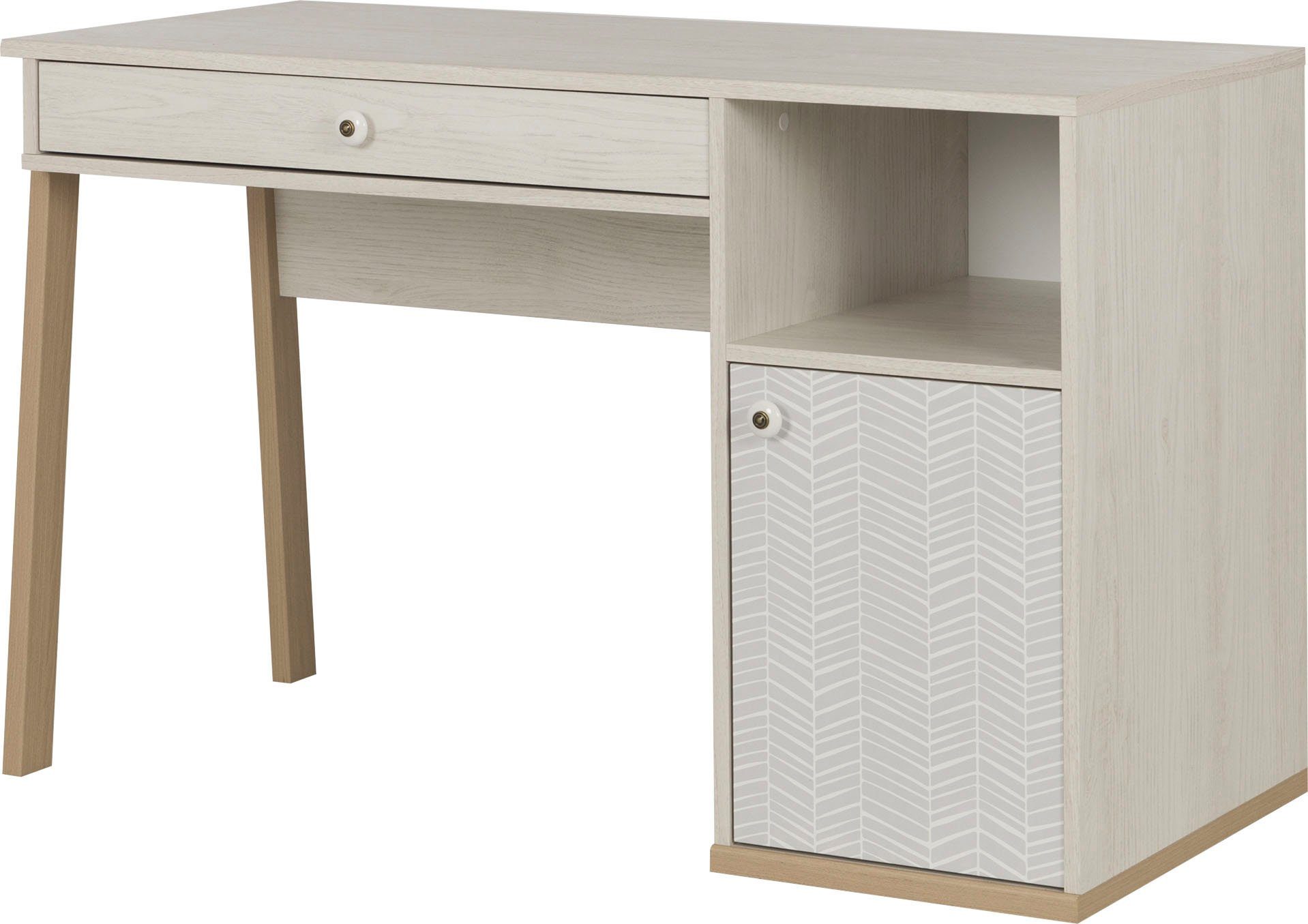Gami Jugendzimmer-Set Alika, (Set, 3-St., Bett, Nachttisch, Schreibtisch)