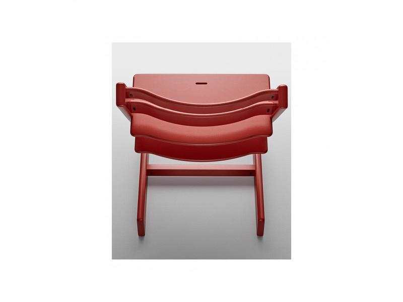 Chaise Tripp Trapp Rouge chaud avec Baby set et tablette