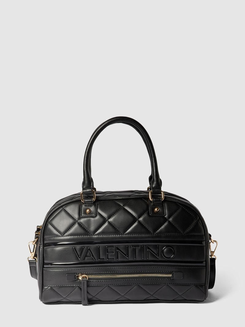 Crossbody Bag mit Steppnähten Modell 'ADA' in schwarz