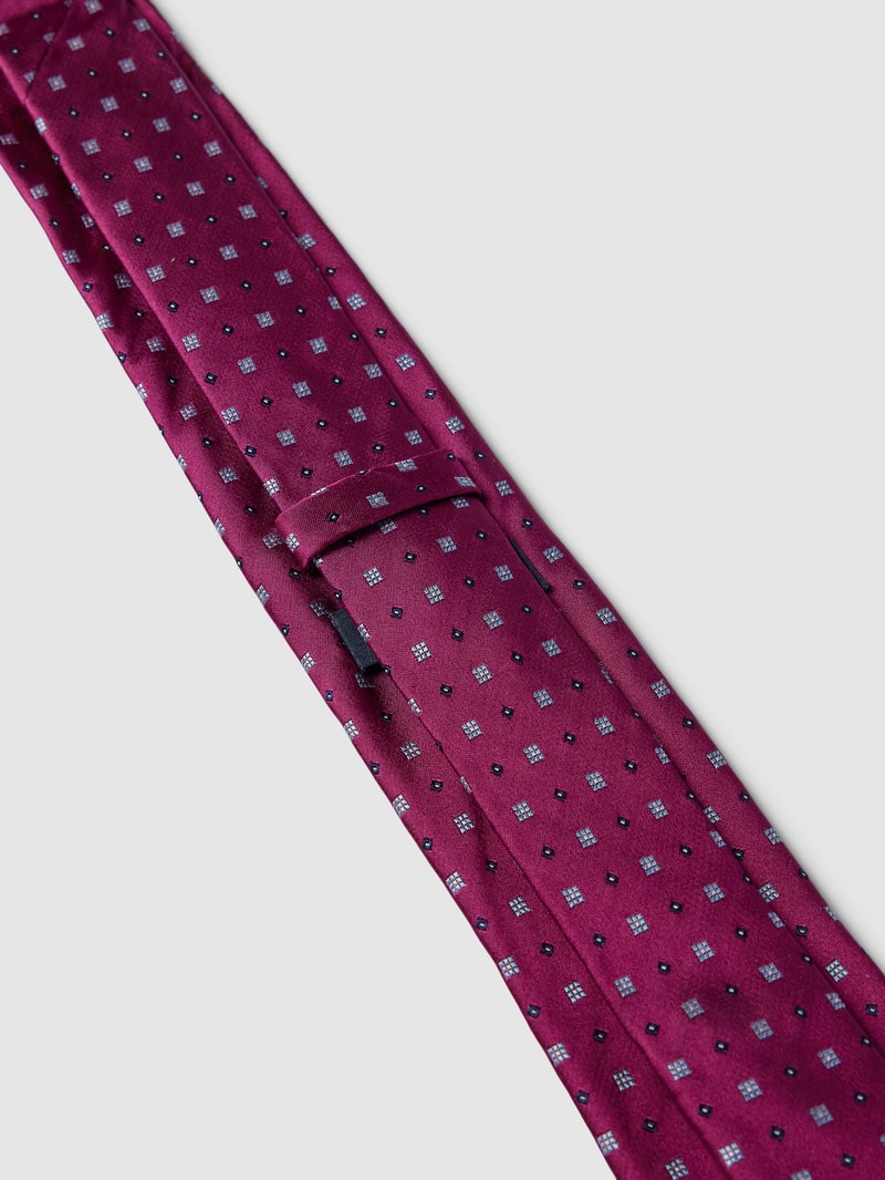 Krawatte aus reiner Seide in fuchsia