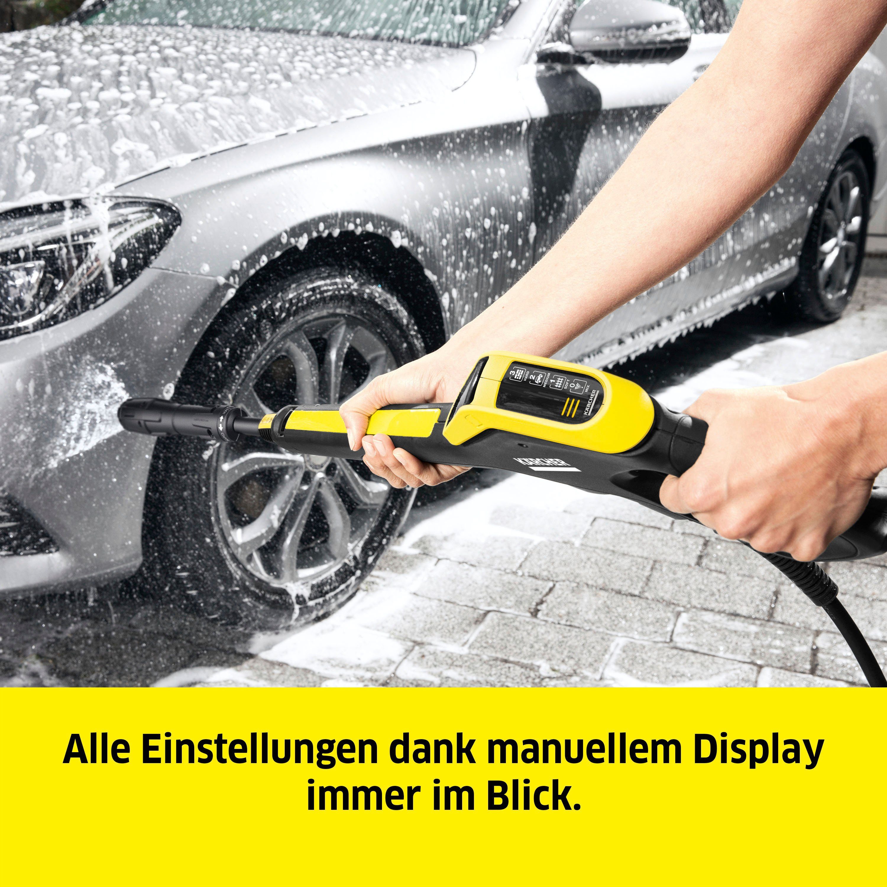KÄRCHER Hochdruckreiniger K 4 Premium Power Control Home, Druck max: 130 bar, Fördermenge max: 420 l/h, Quick Connect, Home & Garden App