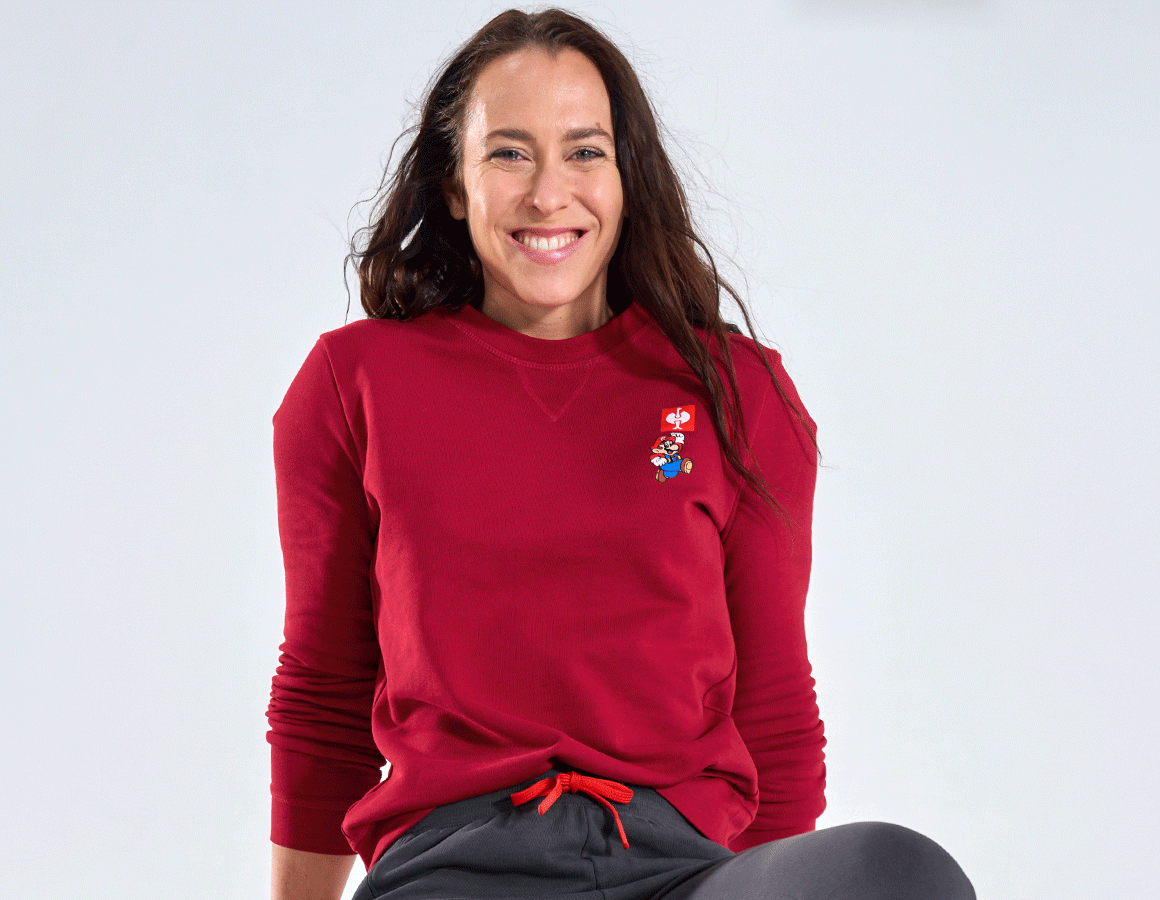 Super Mario Sweatshirt, Damen