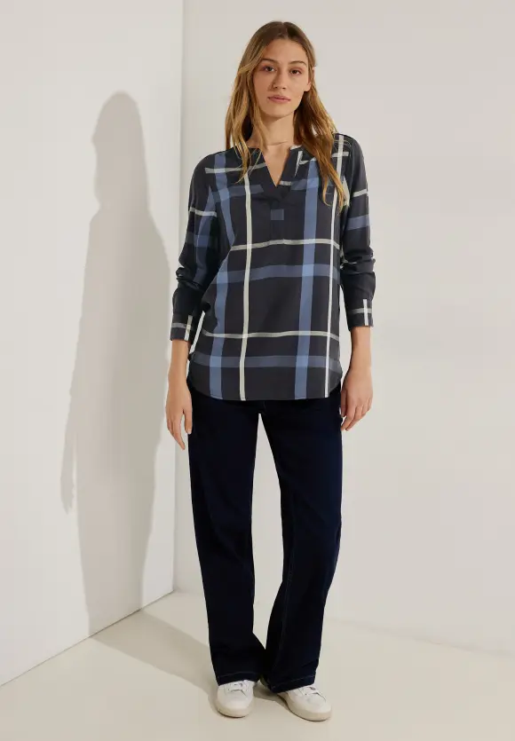 CECIL Karo Longbluse