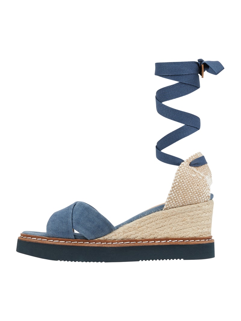 Wedges aus Textil Modell 'Bonnie' in blau