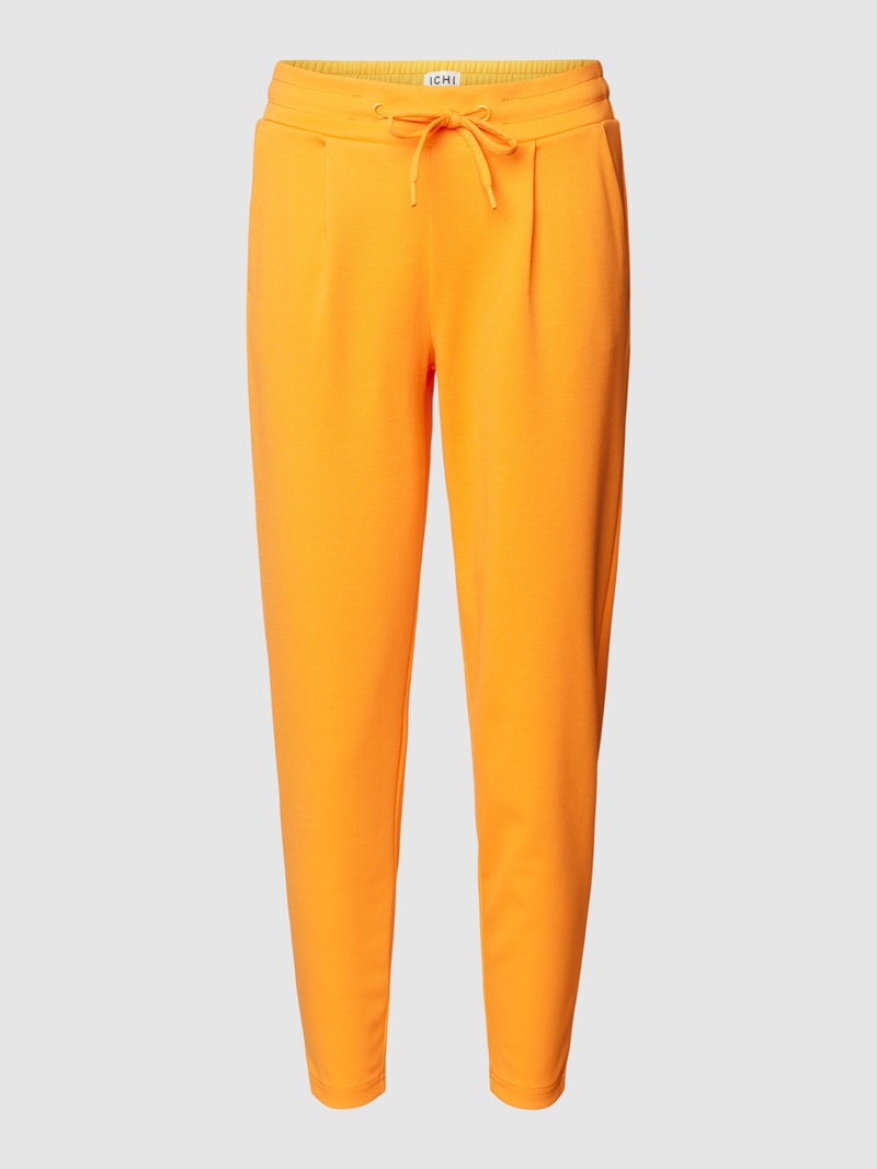 Stoffhose mit Eingrifftaschen in orange