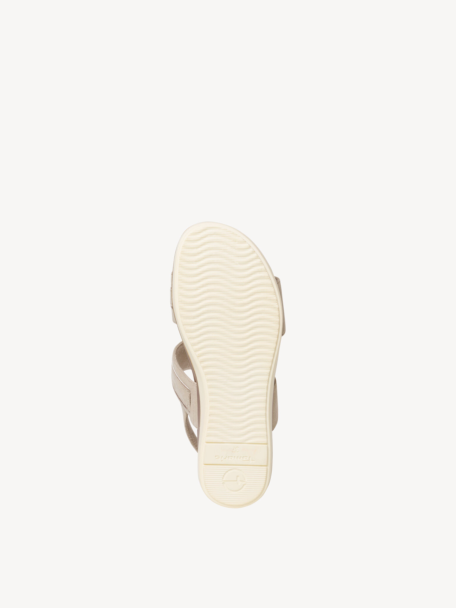 Sandale à talon - beige