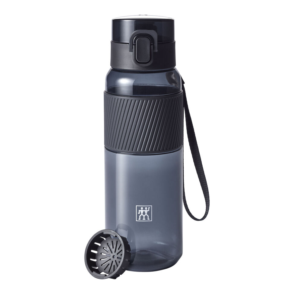 Trinkflasche, 680 ml, Tritan, Schwarz