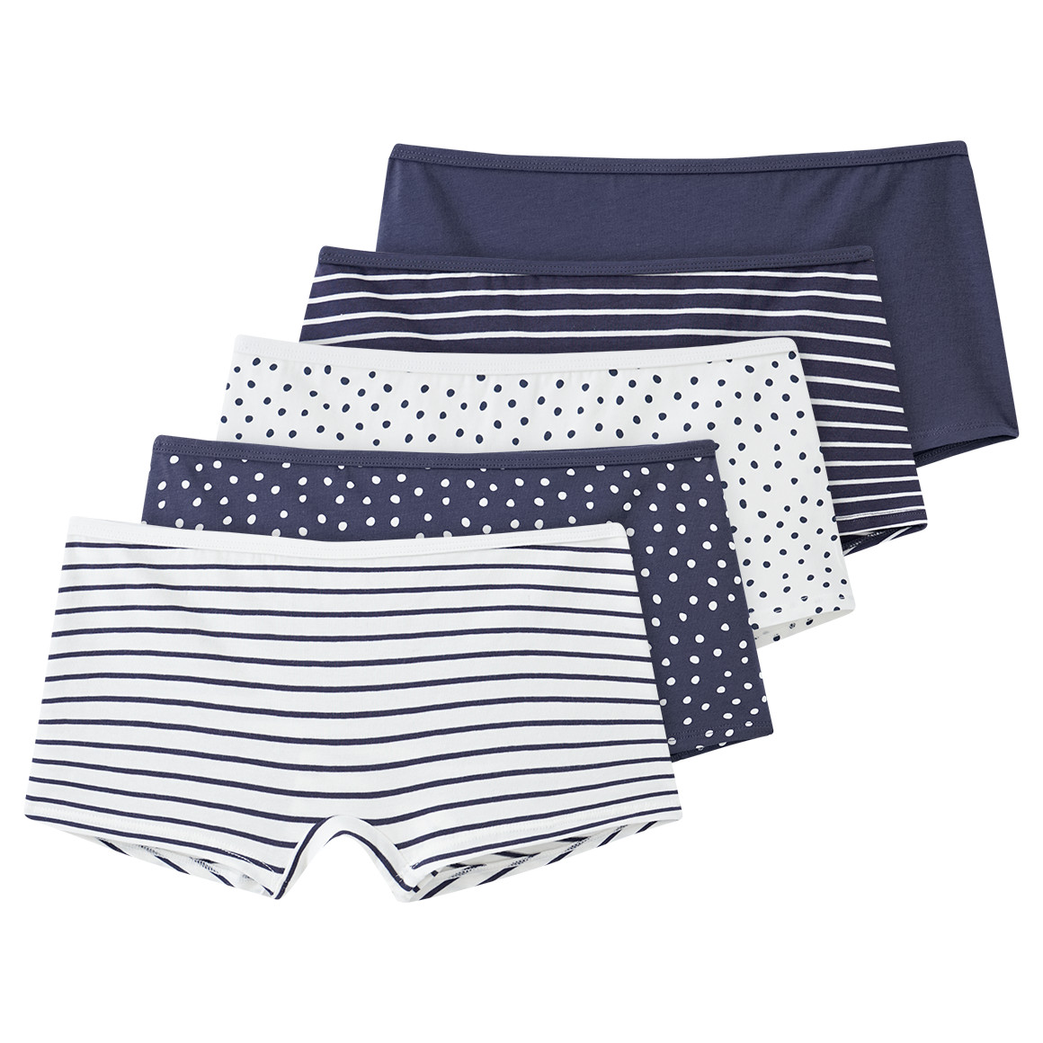 5 Damen Pantys in verschiedenen Dessins