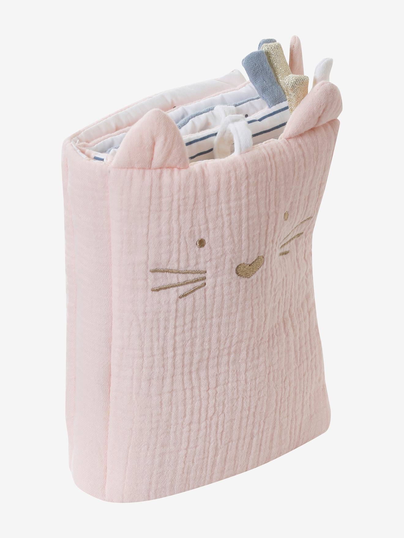 Livre photos + activités CHAT ROSE rose