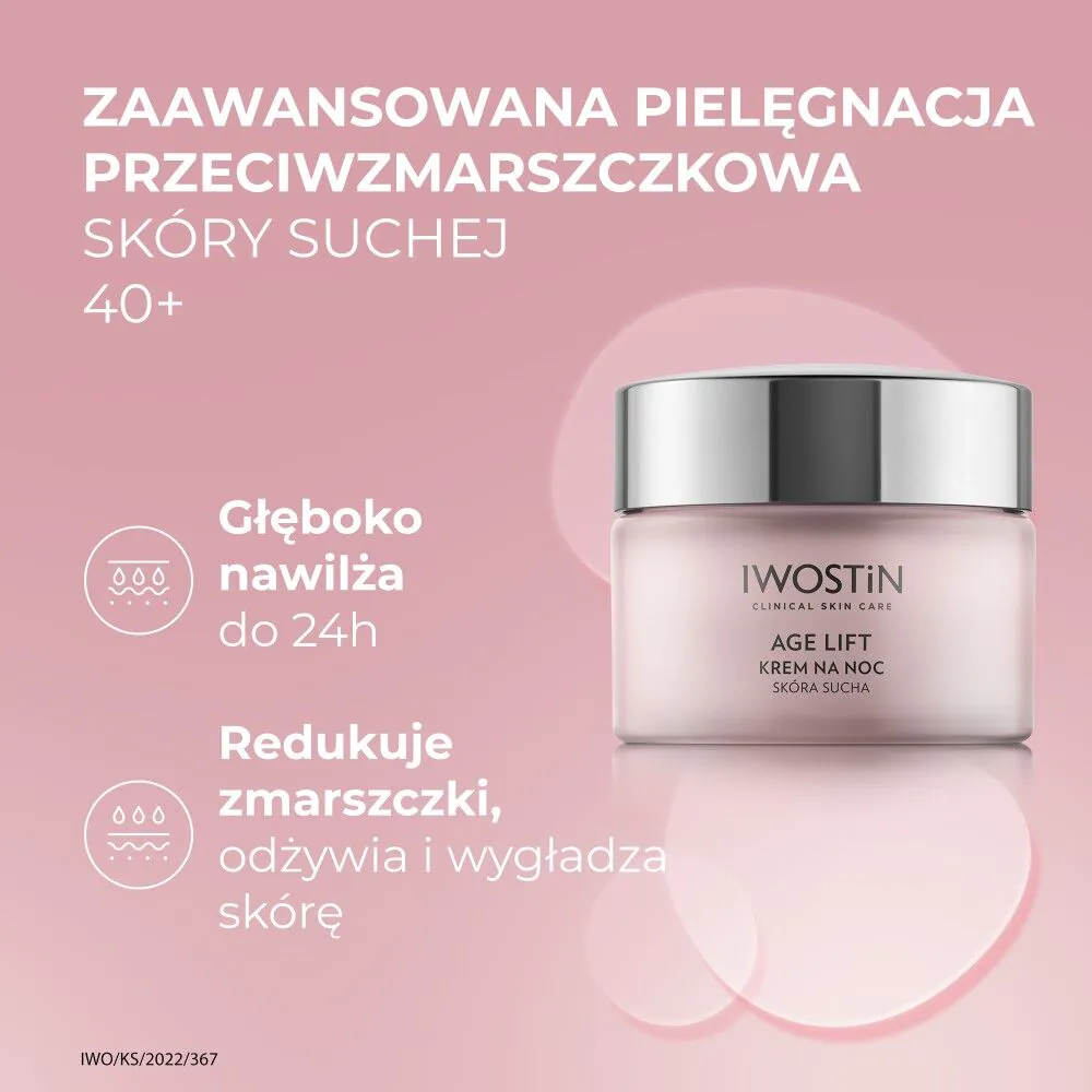 Iwostin Age Lift noćna krema za suhu kožu