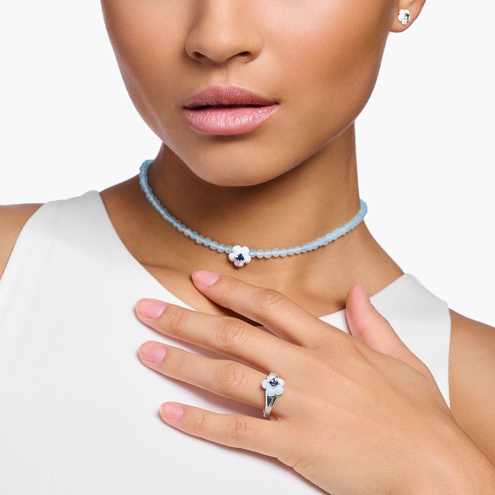 Thomas Sabo Bague pour femme 925 Argent argent Bague