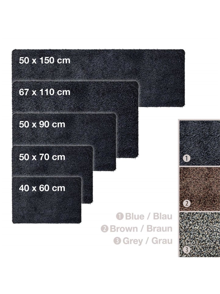 WohnDirect Fußmatte, Türmatte MAGIC DOORMAT in Grau günstig kaufen